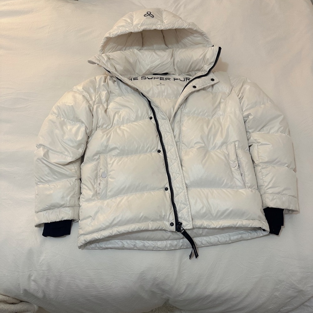 The Super Puff White Puffer Jacket